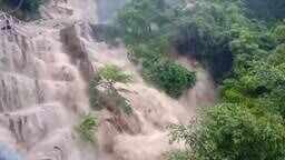 Kakolat Waterfall reopened after severe flood, ready for tourists