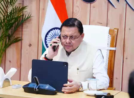 CM Dhami did an air recording on the disastrous areas of Rudraprayag, instructions to speed up relief