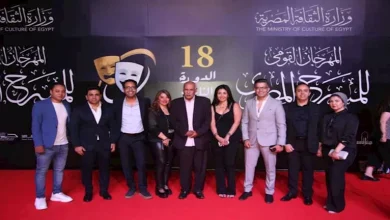 تكريم-مهندس-الديكور-سمير-زيدان-في-ختام-الدورة-الـ18-للمهرجان-القومي-للل