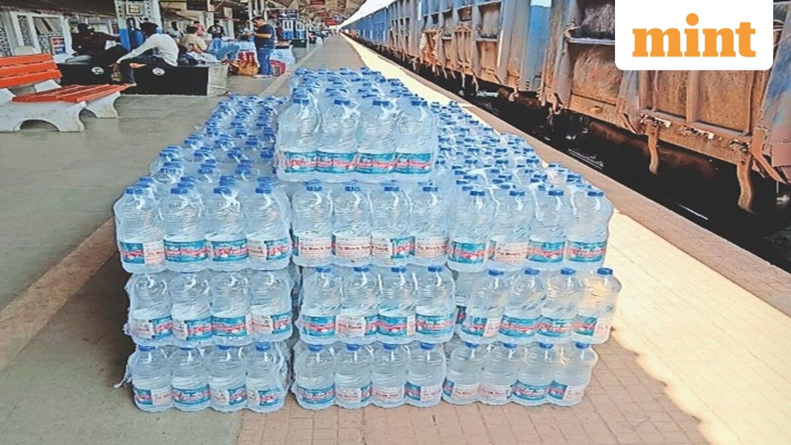 Bottled water on trains becomes cheaper: Indian Railways Lower the prices of the Railway After GST has cut – check new costs