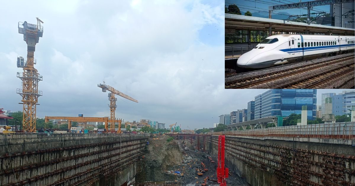 When will the underground BKC station of Bullet Train be ready? File