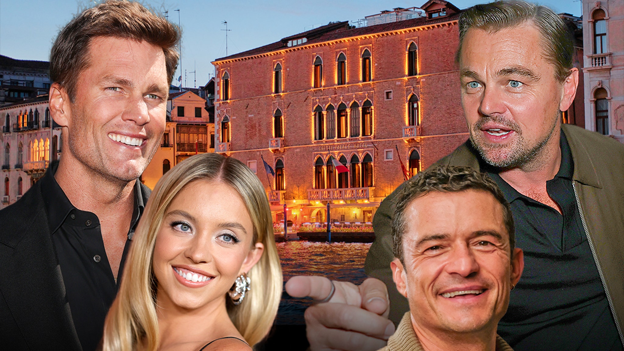 Tom Brady, Dicaprio, Sweeney, Bloom Form Party Central at Venice Hotel – ryan