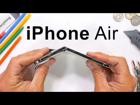 هاتف آيفون Air ينجح في اختبار المتانة ويتجاوز مخاوف الانحناء