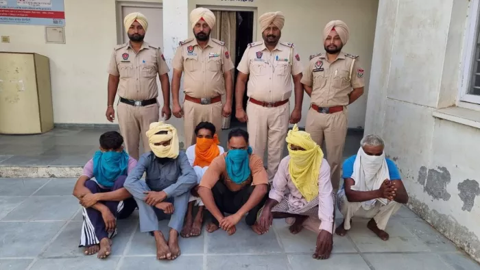 Attack on police to resolve the dera dispute in Bathinda arrested 7 accused -police attacked while trying to arm Dera -dispute in Bathinda 7 accused