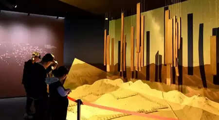 The construction of Tunhuang Shuanquanjhi Cultural Exhibition Center is complete