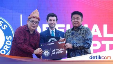 25,000 teachers participating in AI training breaks South Sumatra The World Record Guinness