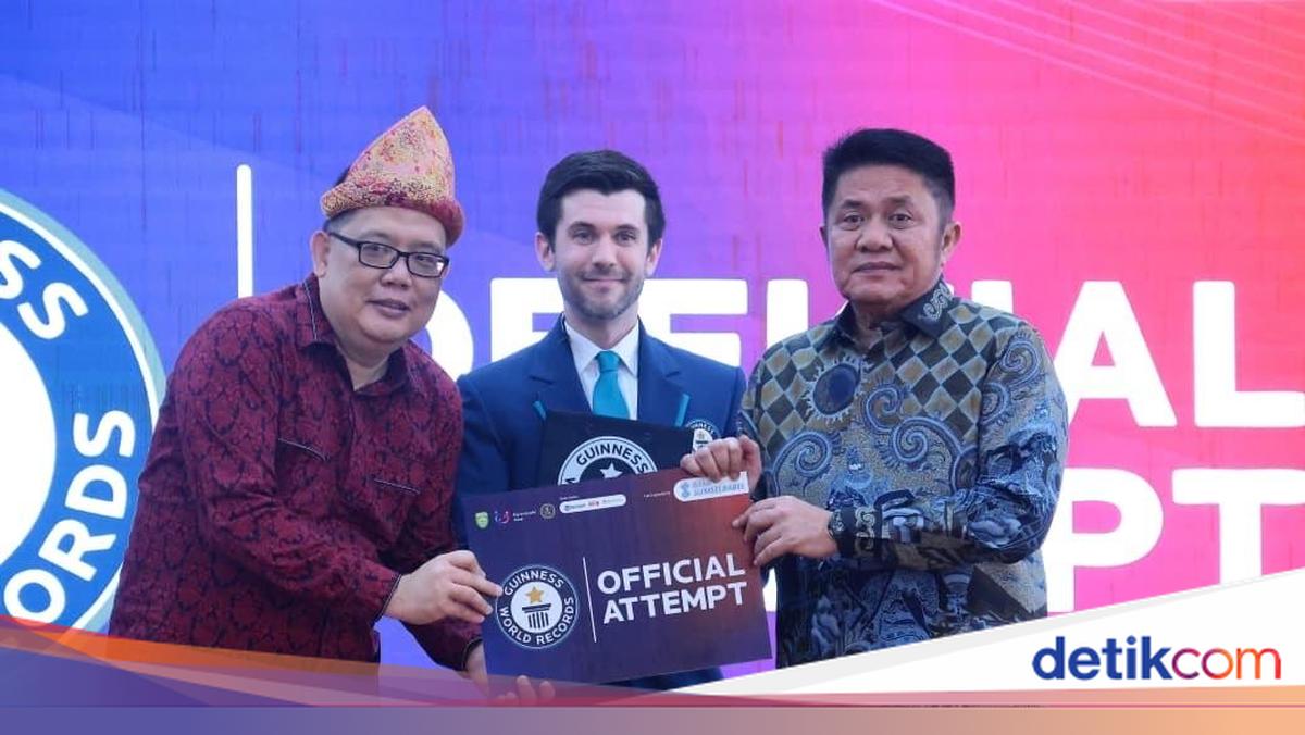 25,000 teachers participating in AI training breaks South Sumatra The World Record Guinness