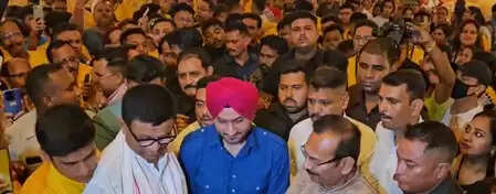 Harbhajan Singh inaugurated Durga Puja Pandal in Kolkata