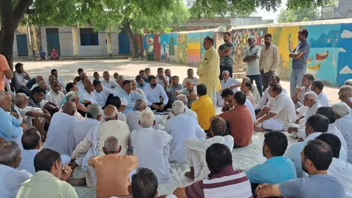 Crisis over the Harnandipuram scheme of Ghaziabad, farmers refused to give land – NCR Ghaziabad News Farmers protests land acquisition for Harnandi Puramct