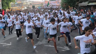 UP NEWS: The youth ran a lot in Namo Marathon at 16 places of the state; Message of fitness, health, de -addiction -Namo -Marathon that inspires youth for fitness and health