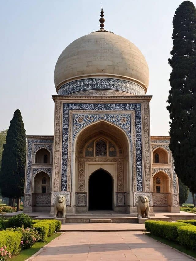 Where was the mughal -vocal Muzzam buried?