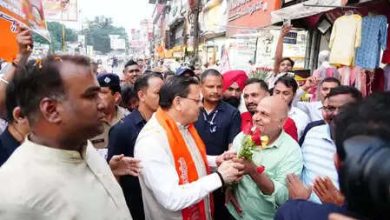 GST SAVINGS FESTIVAL: CM Dhami takes feedback on GST plate of traders in awareness program