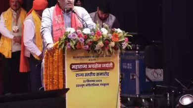 Vipul Goyal participated in Maharaja Agrasen Jayanti, unveiled the statue