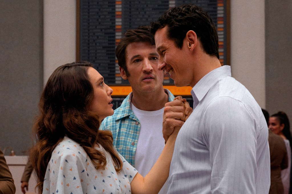 Miles Teller and Elizabeth Olsen in Afterlife – ryan