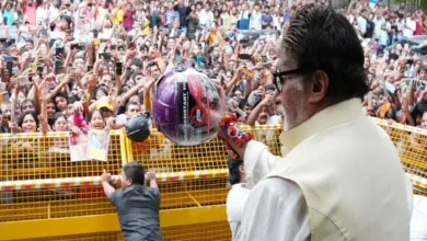 Amitabh Bachchan Distribution Free Helmet, KBC’s participant affected by this participant – AMITABH Bachchan spreads free helmets inspired by Helmet Man or India