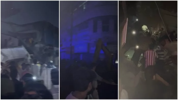 Big accident in Indore: Five -floor building burned, burying many people; The removal of debris removal – Indore News Buildings collapsed Jhanda Chowk of Ranipura. Many people reported buried