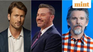 Jimmy Kimmel returns to suspension with Glen Powell and Ethan Hawke as first guests on the late night show