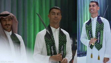 رونالدو يحتفل باليوم الوطني السعودي ويوجه رسالة “مؤثرة”