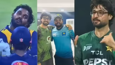 After weaning each other, Abrar Ahmed and Vanindu Hasranga were embraced, and Pakistani did something like that again, video