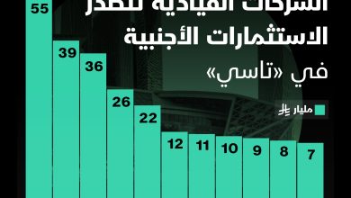تتركز 66% من استثمارات الأجانب في سوق الأسهم السعودية تاسي في 11 شركة قيادية بينها 4 بنوك…