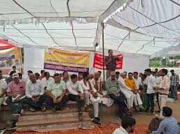 Demonstration of all Rajasthan State officials United Federation in Jaipur, exclusive video, there was a lot of riot about pending claims and budget announcements
