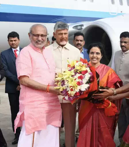 Vice President CP Radhakrishnan attended the Vijayawada Festival