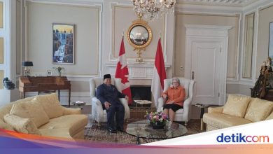 Prabowo was received by the Governor General of Canada in Rideau Hall Ottawa