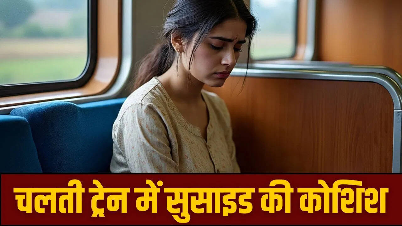 The trip was made in Rajdhani Express with mother -in -law, suddenly daughter -in -law sliced ​​hand, stirred