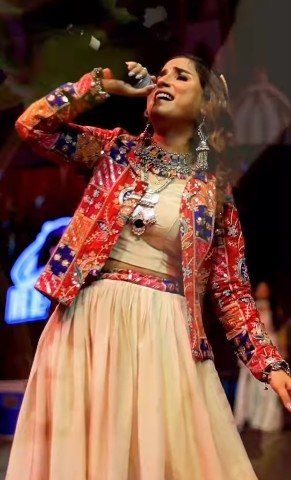 Renuka Panwar made an explosion in Dandiya Night, people liked her style