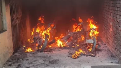 Gorakhpur News: Brand in Sahajanwa Tehsil campus, three bikes burned at Khak – Gorakhpur News Bikes was started in Sahjanwa Tehsil Fire Investment.