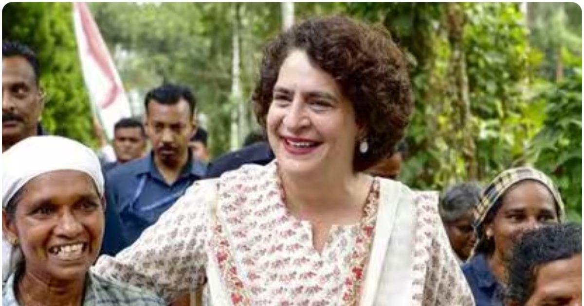 Priyanka’s Wayanad Tour ends, tribulation begins, thanks to the Congress District Head