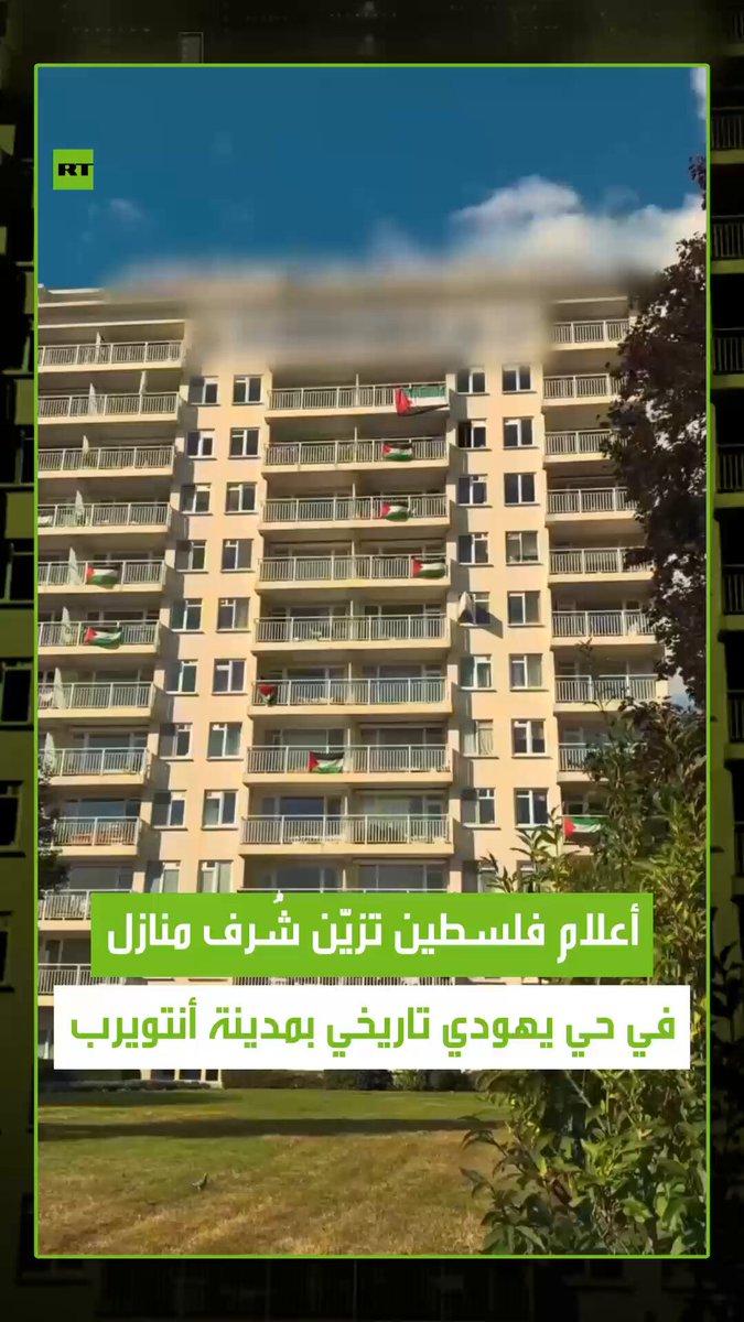 شهد حي أنتويرب التاريخي، المعروف بكثافته السكانية اليهودية، مشهدا لافتا بعد أن تزيّنت شرفات…