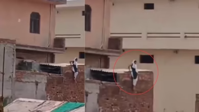 The married woman reaches the hotel with a lover, the brother -in -law saw and jumps out of the window of Oyo; Video viral