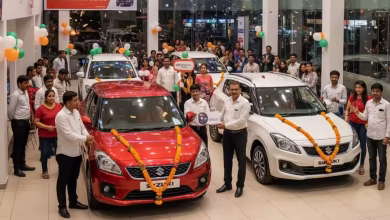 Why ride the cycling in the hot summer when the glossy car is available in EMI of just 1.999, and Maruti has sold 80,000 cars so far