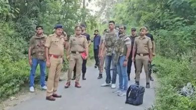 Up: accused of murdering woman and robbery of Rs 5 lakh in Kannaauj, which was shot in foot during the meeting