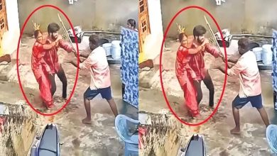 Choose chili powder in the son-in-law’s eyes, drag the daughter out of her in-laws … tied hands and legs, then ‘kidnapped’