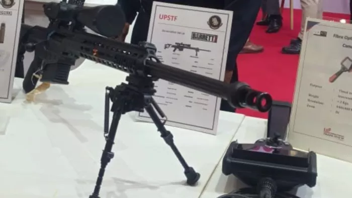 Even in darkness, the terrorists will distinguish from 1800 meters, the Sniper Rifle, High Technology Vempits specialize in the liberation of sixes -NCR UP tone high -tech weapons at Up Trade Show Mrad 338 lm Sniver Rifle