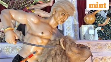 Trump like Mahishasura – ‘Evil Demon’ pulls Pandal hoppers in Kolkata. Does it have a link with tariff row?