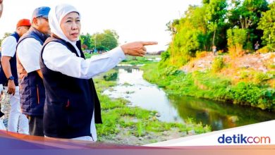 Khofifah is optimistic that the installation of Gabion floods and irrigation can occur