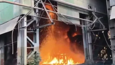 Fire again in Bokaro Steel Melt Shop; Four laborers scorched seriously, the accident happened earlier – Bokaro Steel Plant Crash four workers injured in SMS 2 fire