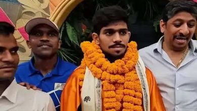Lal van Bihar won gold in the World Championships for Athletics, strong welcome on homecoming