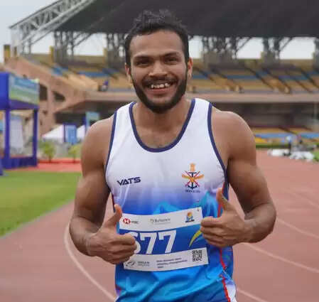 National Open Athletics Championship: Manikanta won gold medal in 100 meters