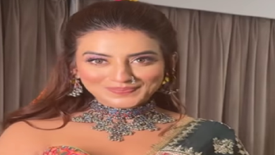 Garba trend: Akshara Singh shared her Dandiya look