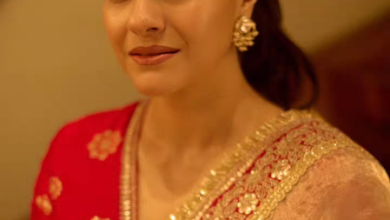 Kajol shared Durga Pandal’s photo, Soulful Post devoted to Deb Mukherjee