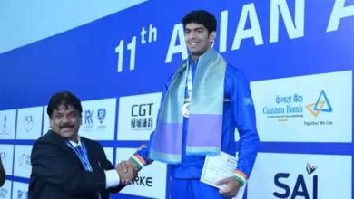 11th Asian aquatic Championship: Srihari Nataraj wins medal India’s account