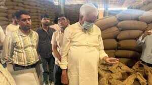 The Minister of Agriculture, Kirori Lal Mena
