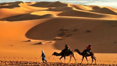 It is said that the desert of ghosts, in which mysterious music is heard
