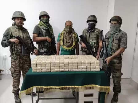 60 Crore medicine repaired in Tripura is security forces alert