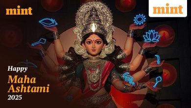 Happy Maha Ashtami 2025: Best 50+ Wishes, Greetings, Images, Gifs and Quotes To Share This Durga Puja With Loved ones