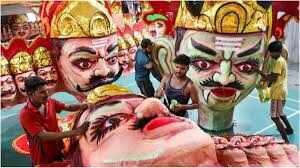 Ravana, 240 feet prepared in Ram Janmabhoomi, was banned three days before combustion, shocking reasons